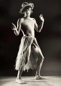 {{ product_title }} Fine Art Print | {{ product_vendor }} Jakero77 Bruce of LA Nude Male Grass Skirt Dancing Gay Interest - 17" x 22" Fine Art Print - 1758 Art Print  Jakero77
