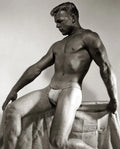 {{ product_title }} Fine Art Print | {{ product_vendor }} Jakero77 Bruce of LA Nude Male in Loin Cloth Shadows Gay Interest - 17" x 22" Fine Art Print - 2006 Art Print  Jakero77
