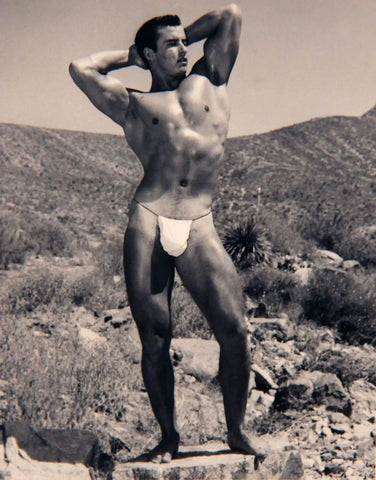 {{ product_title }} Fine Art Print | {{ product_vendor }} Jakero77 Bruce of LA Vintage Bodybuilder Outside John Knight Gay - 17"x22" Fine Art Print - 2016 Art Print  Jakero77