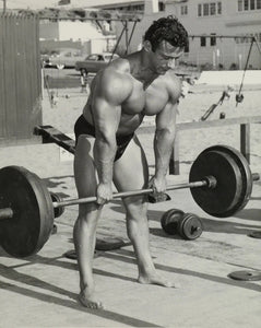 {{ product_title }} Fine Art Print | {{ product_vendor }} Jakero77 Bruce of LA Vintage Bodybuilder Weightlifting Deadlift - 17" x 22" Fine Art Print - 2001 Art Print  Jakero77