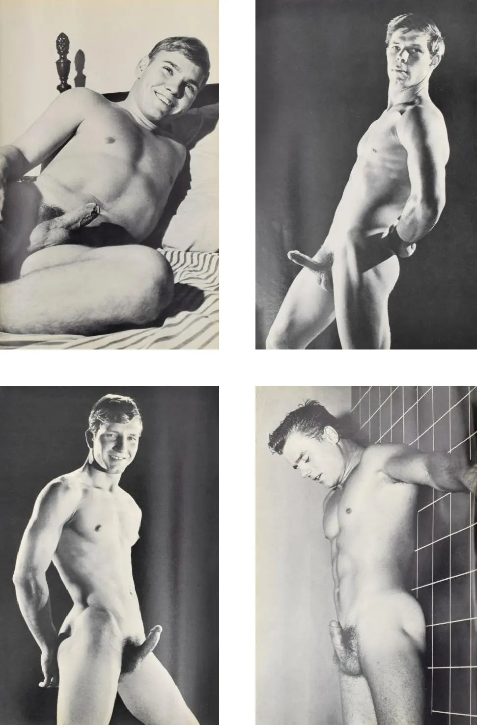 {{ product_title }} Fine Art Print | {{ product_vendor }} Jakero77 Bruce of LA Vintage Gay 1960s THE ERECTION COLLECTION Volume #1 Nude Male Models George Rugg, Ray Robirds, Robert Butler, Andy Anderson Homoerotic Gay Interest - 17"x22" Fine Art Print - 2105 Art Print  Jakero77