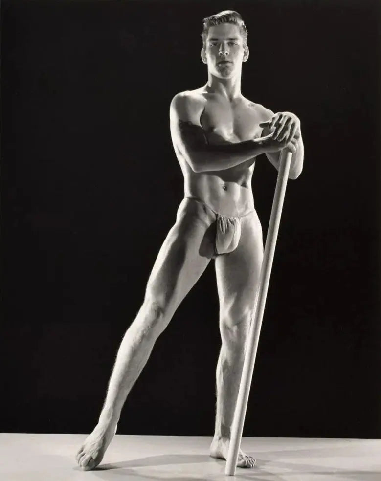 {{ product_title }} Fine Art Print | {{ product_vendor }} Jakero77 Bruce of LA Vintage Joe Dallesandro Loin Cloth Bulge Gay - 17"x22" Fine Art Print - 1833 Art Print  Jakero77