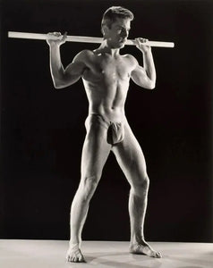 {{ product_title }} Fine Art Print | {{ product_vendor }} Jakero77 Bruce of LA Vintage Joe Dallesandro Loin Cloth Gay Interest - 17" x 22" Art Print - 1835 Art Print  Jakero77