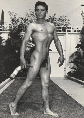 {{ product_title }} Fine Art Print | {{ product_vendor }} Jakero77 Bruce of LA Vintage Nude Emil Swoboda Homoerotic Gay Interest - 17" x 22" Art Print - 2267 Art Print  Jakero77