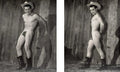 {{ product_title }} Fine Art Print | {{ product_vendor }} Jakero77 Bruce of LA Vintage Nude Gay Cowboy in Just Boots & Hat - 17"x22" Fine Art Print - 1930 Art Print  Jakero77