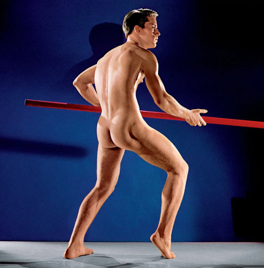 {{ product_title }} Fine Art Print | {{ product_vendor }} Jakero77 Bruce of LA Vintage Nude Joe Dallesandro Butt RARE Color Gay - 17"x22" Art Print - 2012 Art Print  Jakero77
