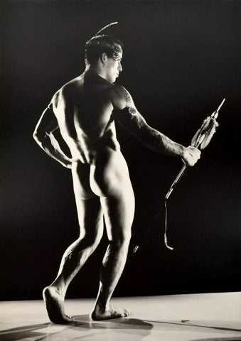 {{ product_title }} Fine Art Print | {{ product_vendor }} Jakero77 Bruce of LA Vintage Nude Male Butt Gay Interest Homoerotic - 17" x 22" Art Print - 1864 Art Print  Jakero77