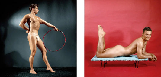 {{ product_title }} Fine Art Print | {{ product_vendor }} Jakero77 Bruce of LA Vintage Nude Males 1960s RARE Color Gay Interest - 17"x22" Art Print - 2133 Art Print  Jakero77