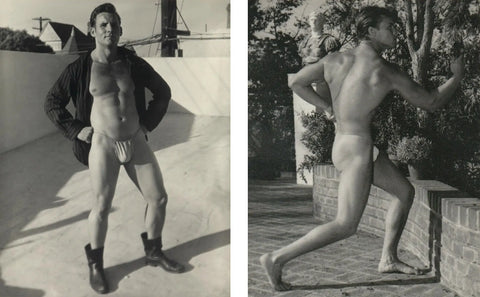 {{ product_title }} Fine Art Print | {{ product_vendor }} Jakero77 Bruce of LA Vintage Nude Males Loin Cloths 1960s Gay - 17" x 22" Fine Art Print - 2116 Art Print  Jakero77
