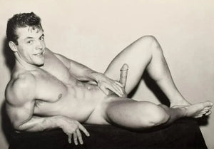 {{ product_title }} Fine Art Print | {{ product_vendor }} Jakero77 Bruce of Los Angeles Handsome Nude Beefcake Hard-on 1960s Homoerotic Vintage Gay Interest - 17"x22" Fine Art Print - 1973 Art Print  Jakero77