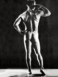 {{ product_title }} Fine Art Print | {{ product_vendor }} Jakero77 Bruce of Los Angeles Nude Frank Nisi Butt Shadows Gay - 17" x 22" Fine Art Print - 2269 Art Print  Jakero77