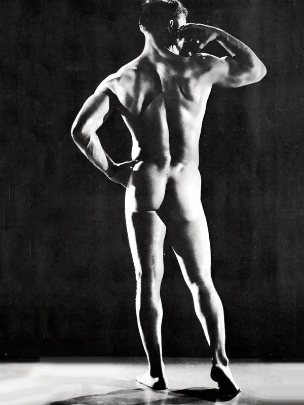 {{ product_title }} Fine Art Print | {{ product_vendor }} Jakero77 Bruce of Los Angeles Nude Frank Nisi Butt Shadows Gay - 17" x 22" Fine Art Print - 2269 Art Print  Jakero77