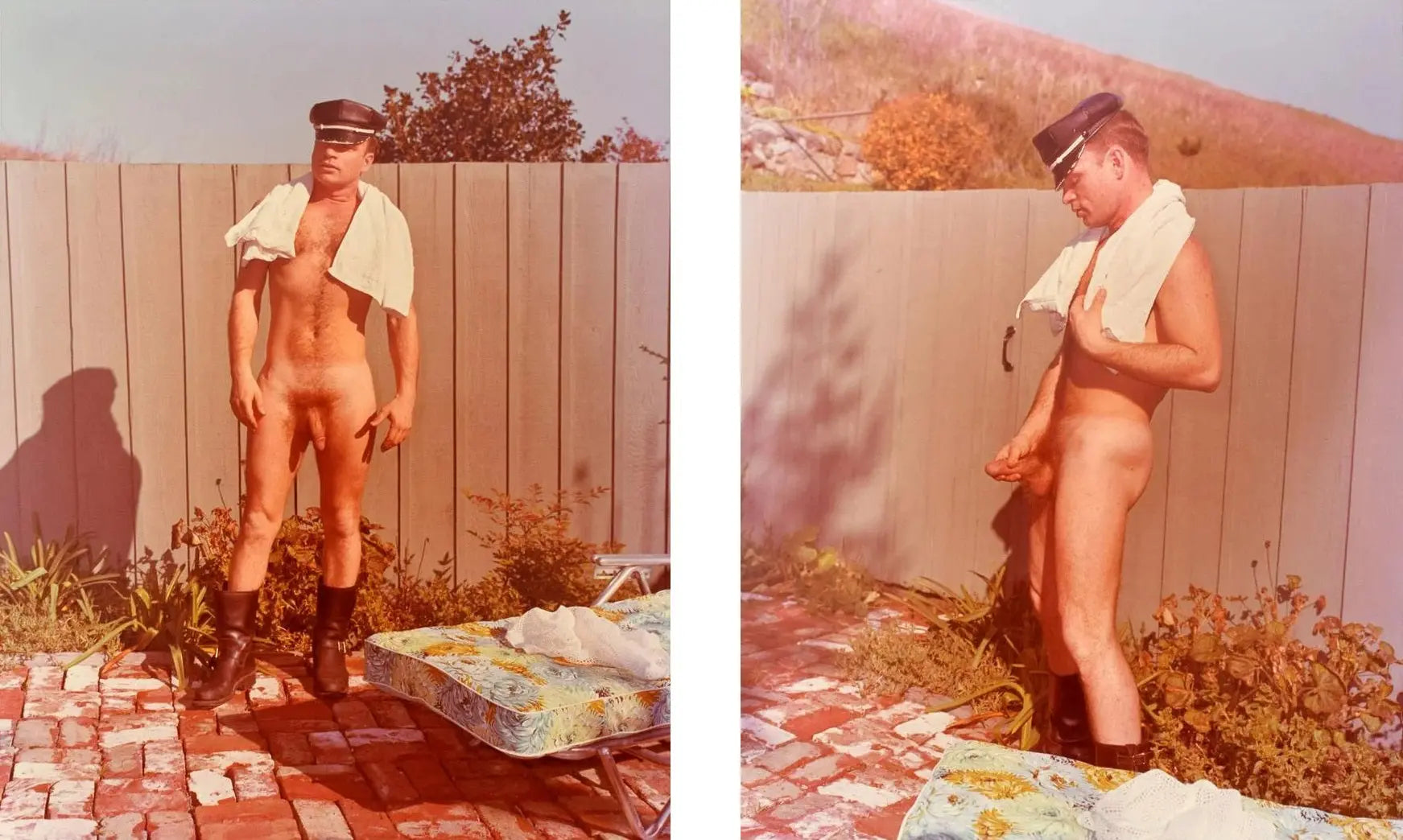 {{ product_title }} Fine Art Print | {{ product_vendor }} Jakero77 Bruce of Los Angeles Nude Guy Erection 1960s Homoerotic Vintage Gay Interest - 17"x22" Fine Art Print - 1992 Art Print  Jakero77