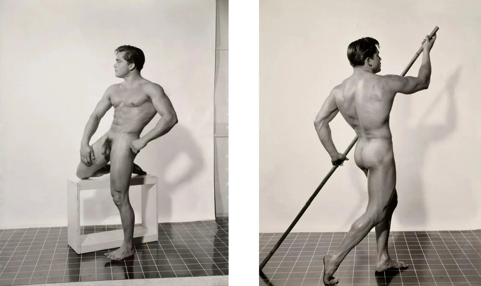 {{ product_title }} Fine Art Print | {{ product_vendor }} Jakero77 Bruce of Los Angeles Nude Guy Homoerotic Vintage Gay Interest - 17"x22" Fine Art Print - 1963 Art Print  Jakero77