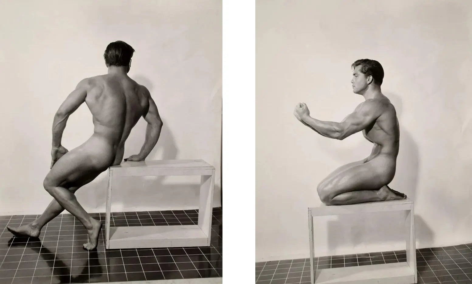 {{ product_title }} Fine Art Print | {{ product_vendor }} Jakero77 Bruce of Los Angeles Nude Male Artsy Posing Homoerotic Vintage Gay Interest - 17"x22" Fine Art Print - 1964 Art Print  Jakero77