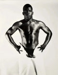 {{ product_title }} Fine Art Print | {{ product_vendor }} Jakero77 Bruce of Los Angeles Nude Male Black Hard Cock 1960s Homoerotic Vintage Gay Interest - 17"x22" Fine Art Print - 1985 Art Print  Jakero77