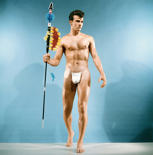 {{ product_title }} Fine Art Print | {{ product_vendor }} Jakero77 Bruce of Los Angeles Nude Male Spear RARE Color Gay Interest - 17"x22" Art Print - 2140 Art Print  Jakero77