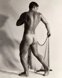{{ product_title }} Fine Art Print | {{ product_vendor }} Jakero77 Bruce of Los Angeles Nude Male & Net Butt Gay Interest - 17"x22" Fine Art Print - 2036 Art Print  Jakero77