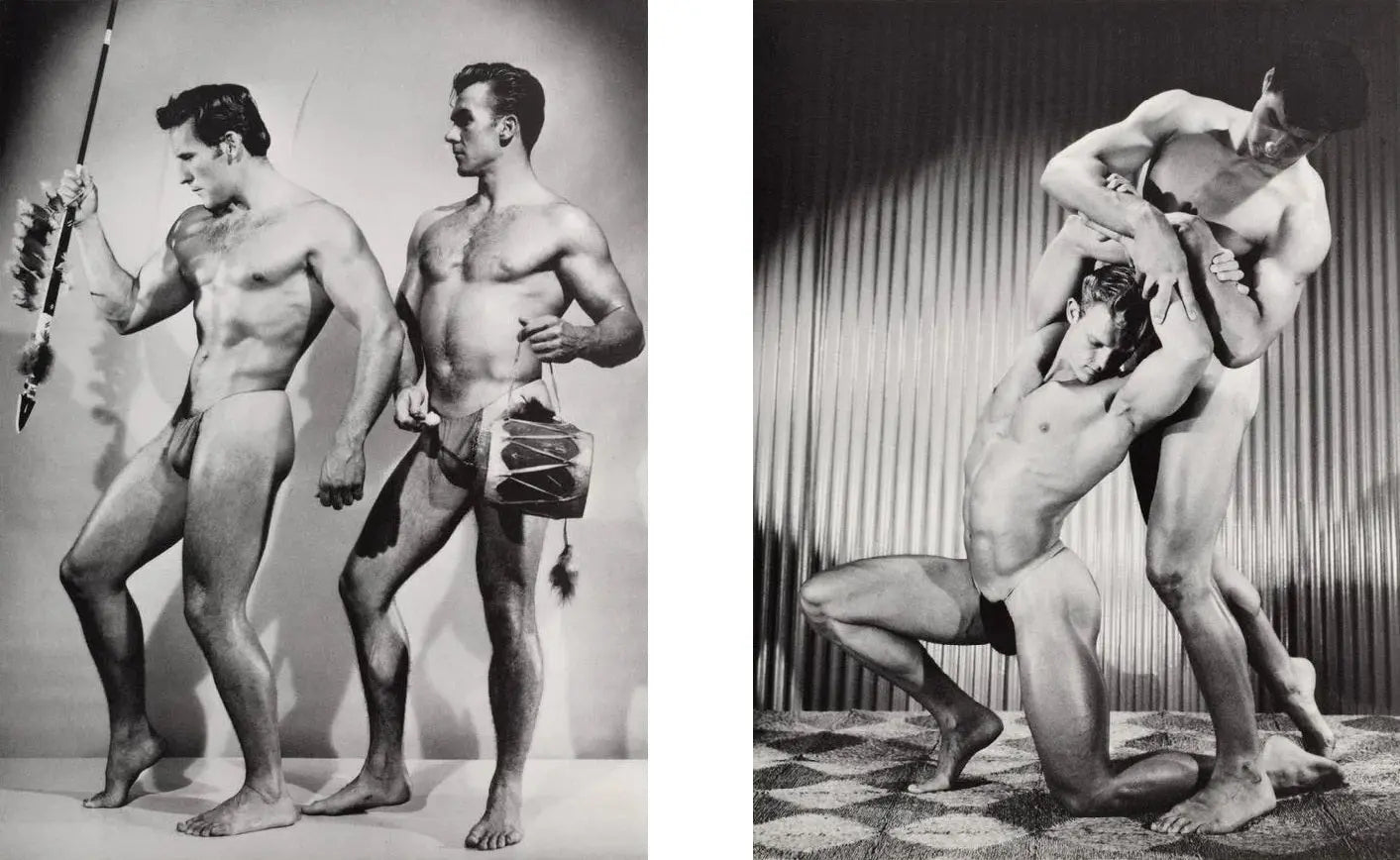 {{ product_title }} Fine Art Print | {{ product_vendor }} Jakero77 Bruce of Los Angeles Nude Males Artistic Poses Gay Interest - 17"x22" Fine Art Print - 1954 Art Print  Jakero77