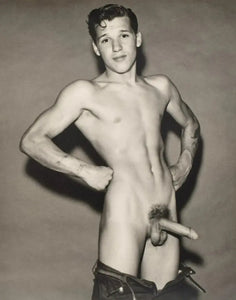 {{ product_title }} Fine Art Print | {{ product_vendor }} Jakero77 Bruce of Los Angeles Nude Young Jim Manning Erection 1960s Homoerotic Vintage Gay Interest - 17"x22" Fine Art Print - 1983 Art Print  Jakero77
