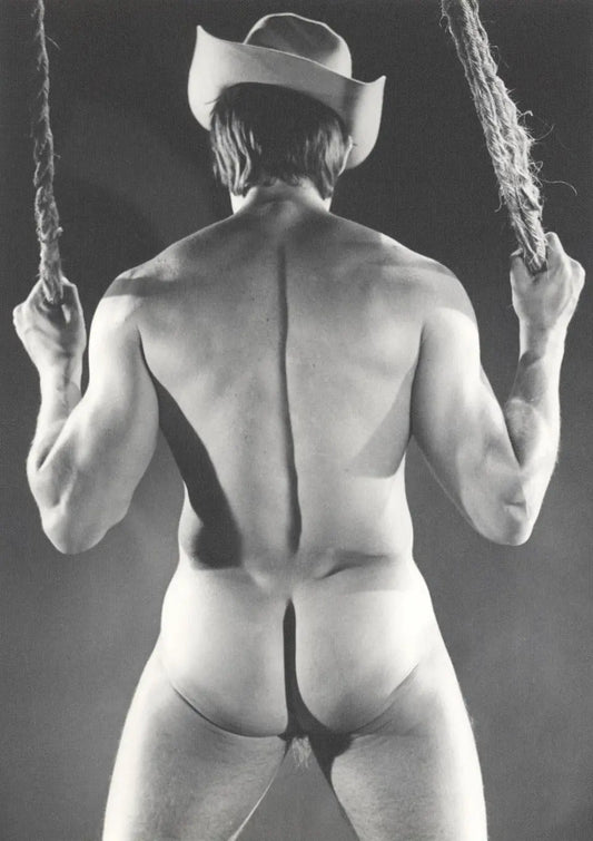 {{ product_title }} Fine Art Print | {{ product_vendor }} Jakero77 Bruce of Los Angeles - Paul Strand Nude Butt Gay Cowboy 1960s - 17" x 22" Print Art Print  Jakero77