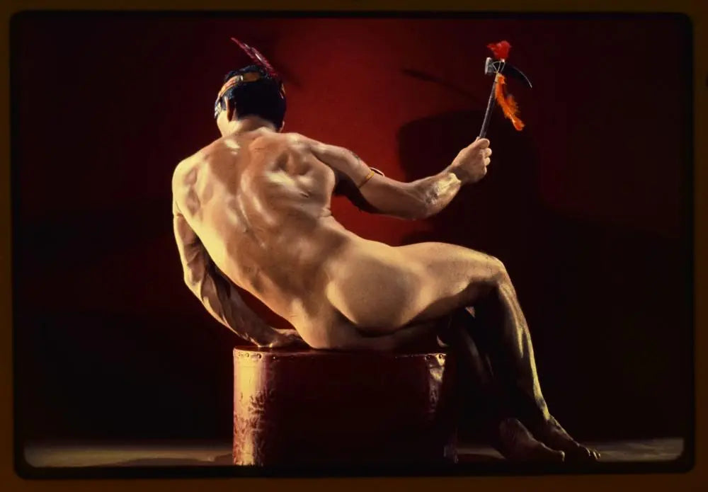 {{ product_title }} Fine Art Print | {{ product_vendor }} Jakero77 Bruce of Los Angeles RARE Color Nude Male Butt Gay Interest - 17" x 22" Art Print - 2038 Art Print  Jakero77