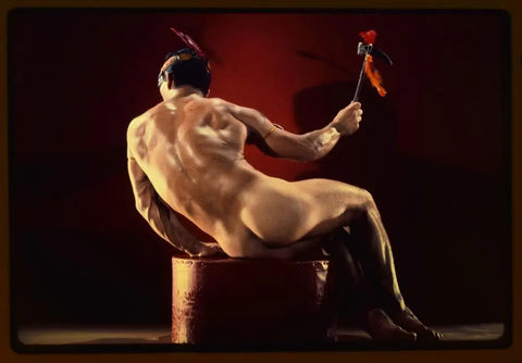 {{ product_title }} Fine Art Print | {{ product_vendor }} Jakero77 Bruce of Los Angeles RARE Color Nude Male Butt Gay Interest - 17" x 22" Art Print - 2038 Art Print  Jakero77
