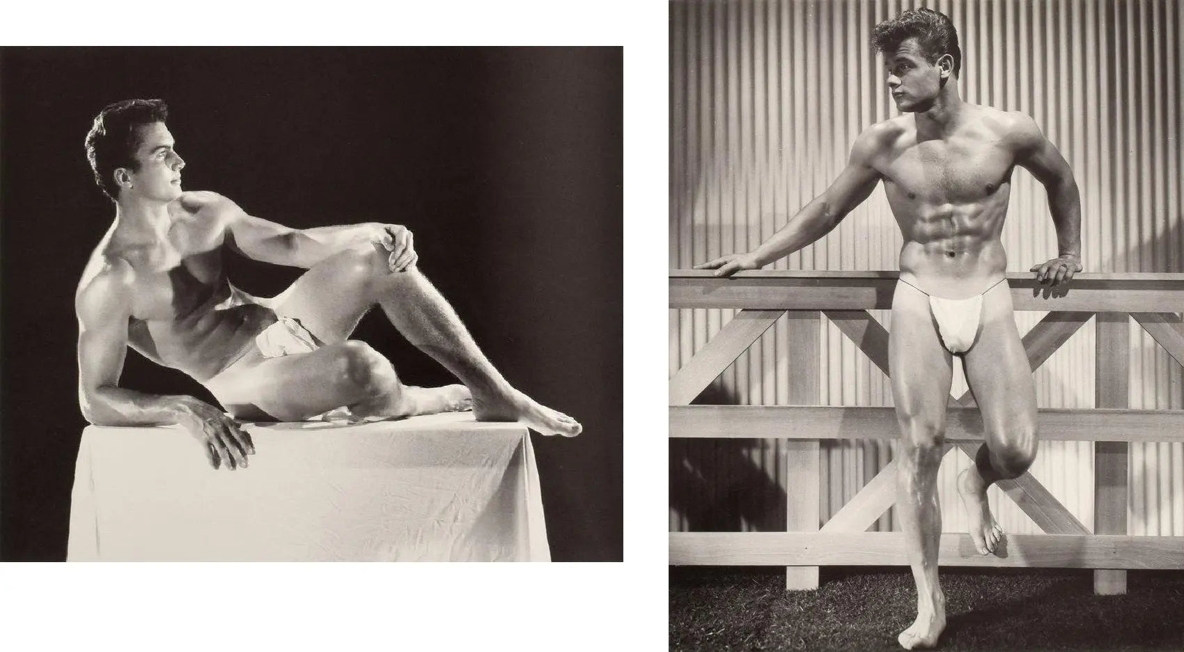 {{ product_title }} Fine Art Print | {{ product_vendor }} Jakero77 Bruce of Los Angeles Vintage Art Nude Males Gay Interest -17"x22" Fine Art Print - 2099 Art Print  Jakero77