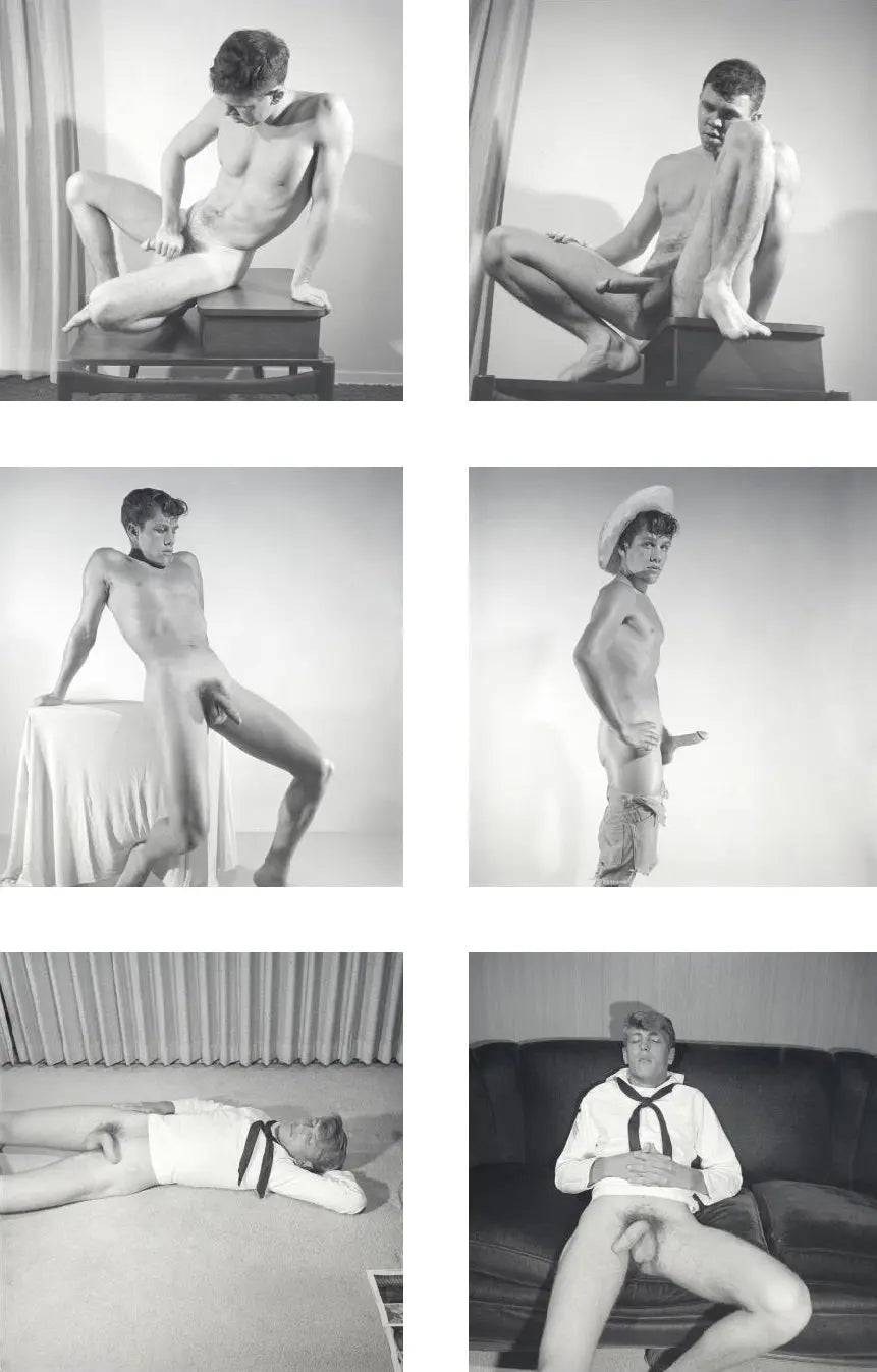 {{ product_title }} Fine Art Print | {{ product_vendor }} Jakero77 Bruce of Los Angeles Vintage Gay 1960s THE PRIVATE FILES Volume #3 Nude Male Models Homoerotic Gay Interest - 17"x22" Fine Art Print - 2111 Art Print  Jakero77