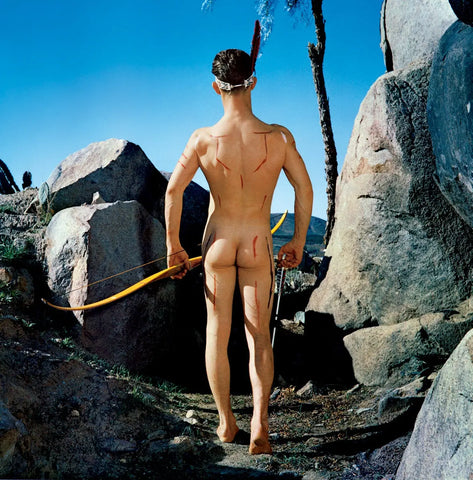 {{ product_title }} Fine Art Print | {{ product_vendor }} Jakero77 Bruce of Los Angeles Vintage Nude Male Butt Color RARE Gay - 17" x 22" Art Print - 2011 Art Print  Jakero77
