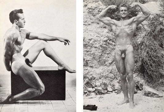 {{ product_title }} Fine Art Print | {{ product_vendor }} Jakero77 Bruce of Los Angeles Vintage Nude Males Homoerotic Athletic Physiques Abs Gay Interest -17"x22" Fine Art Print - 2100 Art Print  Jakero77