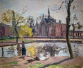 {{ product_title }} Fine Art Print | {{ product_vendor }} Jakero77 Camille Pissarro - Dulwich College, London (1871) Signed - 17" x 22" Fine Art Print Art Print  Jakero77