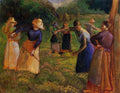 {{ product_title }} Fine Art Print | {{ product_vendor }} Jakero77 Camille Pissarro - Haymaking in Eragny (1901) Signed - 17" x 22" Fine Art Print Art Print  Jakero77