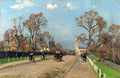 {{ product_title }} Fine Art Print | {{ product_vendor }} Jakero77 Camille Pissarro - The Avenue, Sydenham (1871) Signed - 17" x 22" Fine Art Print Art Print  Jakero77