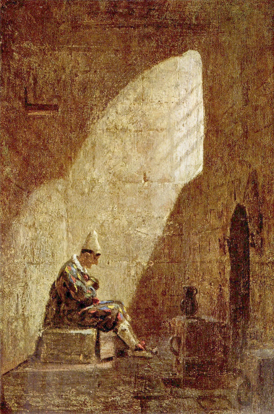 {{ product_title }} Fine Art Print | {{ product_vendor }} Jakero77 Carl Spitzweg - Ash Wednesday (1860) Germany - 17" x 22" Fine Art Print Art Print  Jakero77
