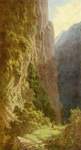 {{ product_title }} Fine Art Print | {{ product_vendor }} Jakero77 Carl Spitzweg - Mowers in the Mountains (1865) - 17" x 22" Fine Art Print Art Print  Jakero77