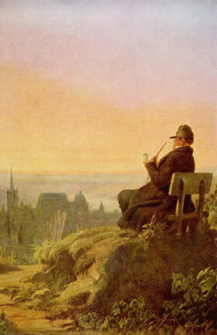 {{ product_title }} Fine Art Print | {{ product_vendor }} Jakero77 Carl Spitzweg - Resting on the Vine (1845) - 17" x 22" Fine Art Print Art Print  Jakero77