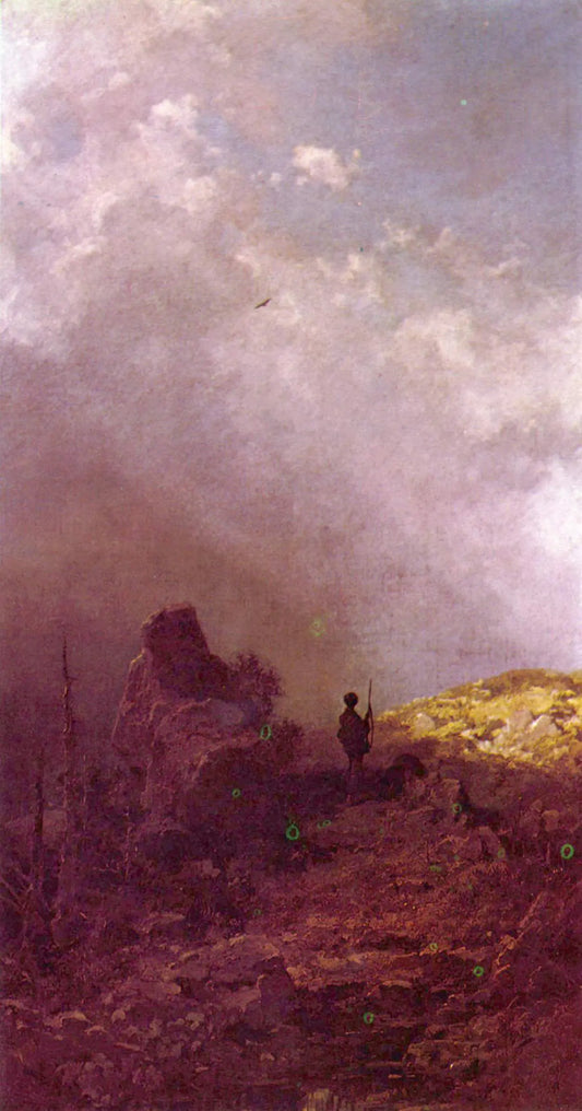 {{ product_title }} Fine Art Print | {{ product_vendor }} Jakero77 Carl Spitzweg - The Eagle Hunter (1875) - 17" x 22" Fine Art Print Art Print  Jakero77