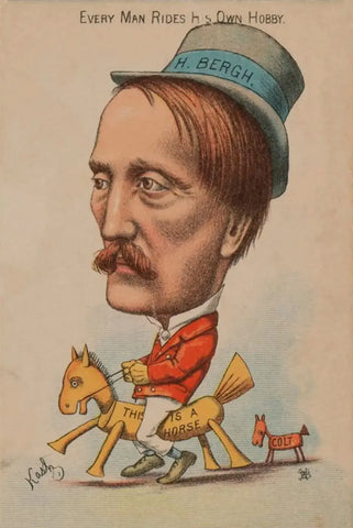 {{ product_title }} Fine Art Print | {{ product_vendor }} Jakero77 Cassius M. Coolidge - Henry Bergh, Every Man Rides His Own Hobby, Signed Kash - 17"x22" Print Art Print  Jakero77