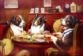 {{ product_title }} Fine Art Print | {{ product_vendor }} Jakero77 Cassius M. Coolidge - Post Mortem, Dogs Poker Game (1903) - 17"x22" Fine Art Print Art Print  Jakero77