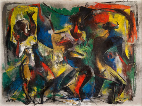 {{ product_title }} Fine Art Print | {{ product_vendor }} Jakero77 Charles Alston - Dancers (1949) - 17" x 22" Fine Art Print Art Print  Jakero77