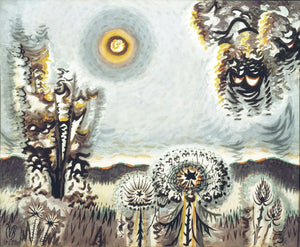 {{ product_title }} Fine Art Print | {{ product_vendor }} Jakero77 Charles Burchfield - Sultry Moon (1959) - 17" x 22" Fine Art Print Art Print  Jakero77