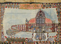{{ product_title }} Fine Art Print | {{ product_vendor }} Jakero77 Charles Dellschau - Airship (1921-22) - 17" x 22" Fine Art Print Art Print  Jakero77