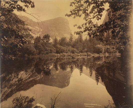{{ product_title }} Fine Art Print | {{ product_vendor }} Jakero77 Charles Roscoe Savage - Mirror Lake, Yosemite Valley (1888) - 17"x22" Art Print Art Print  Jakero77