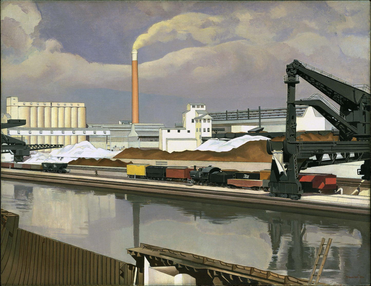 {{ product_title }} Fine Art Print | {{ product_vendor }} Jakero77 Charles Sheeler - American Landscape (1930) Signed - 17" x 22" Fine Art Print Art Print  Jakero77