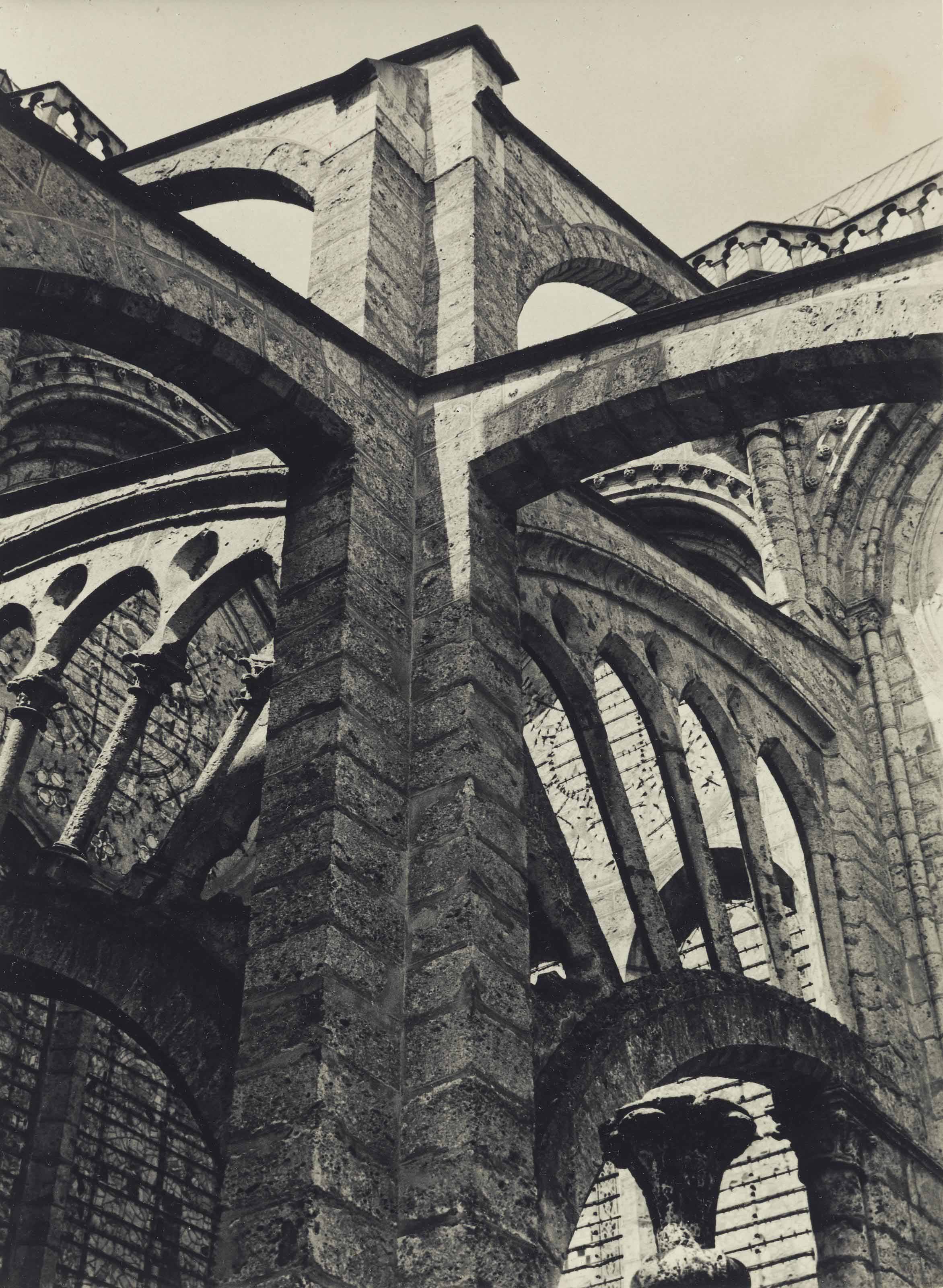 {{ product_title }} Fine Art Print | {{ product_vendor }} Jakero77 Charles Sheeler - Flying Buttresses at the Crossing (1929) - 17" x 22" Art Print Art Print  Jakero77