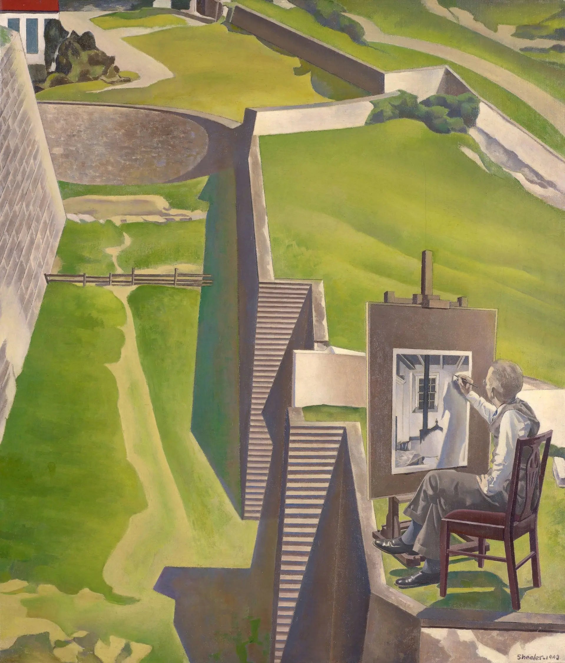 {{ product_title }} Fine Art Print | {{ product_vendor }} Jakero77 Charles Sheeler - The Artist Looks at Nature (1943) - 17" x 22" Fine Art Print Art Print  Jakero77