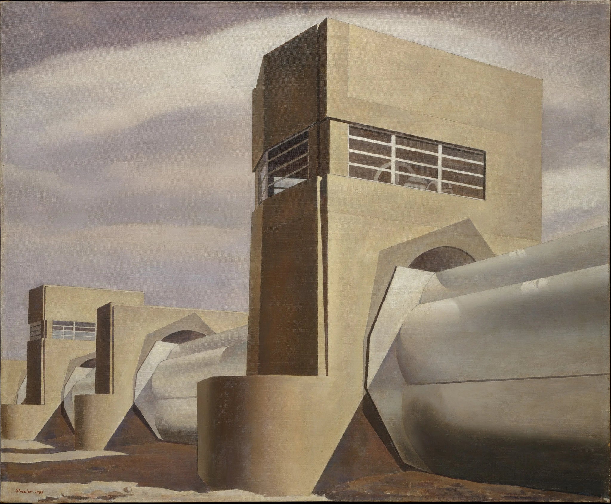 {{ product_title }} Fine Art Print | {{ product_vendor }} Jakero77 Charles Sheeler - Water (1945) - 17" x 22" Fine Art Print Art Print  Jakero77