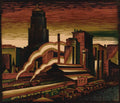 {{ product_title }} Fine Art Print | {{ product_vendor }} Jakero77 Charles Turzak - South of the Loop (1934) - 17" x 22" Fine Art Print Art Print  Jakero77