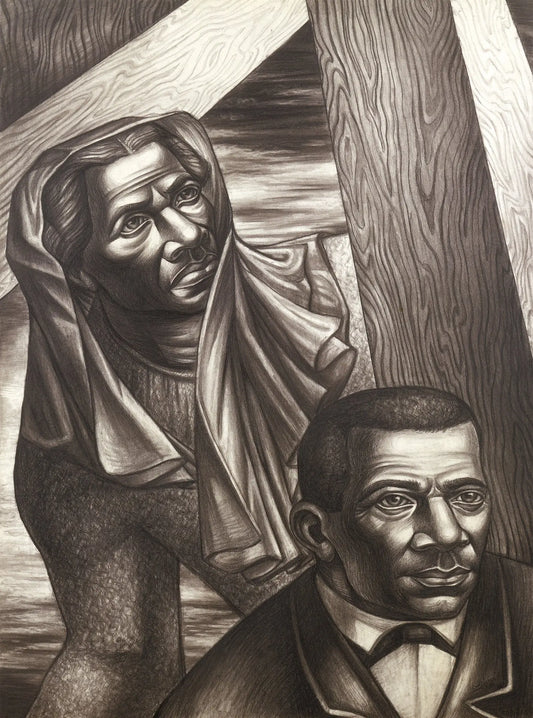 {{ product_title }} Fine Art Print | {{ product_vendor }} Jakero77 Charles White - Mother, Sojourner Truth (1943) - 17" x 22" Fine Art Print Art Print  Jakero77
